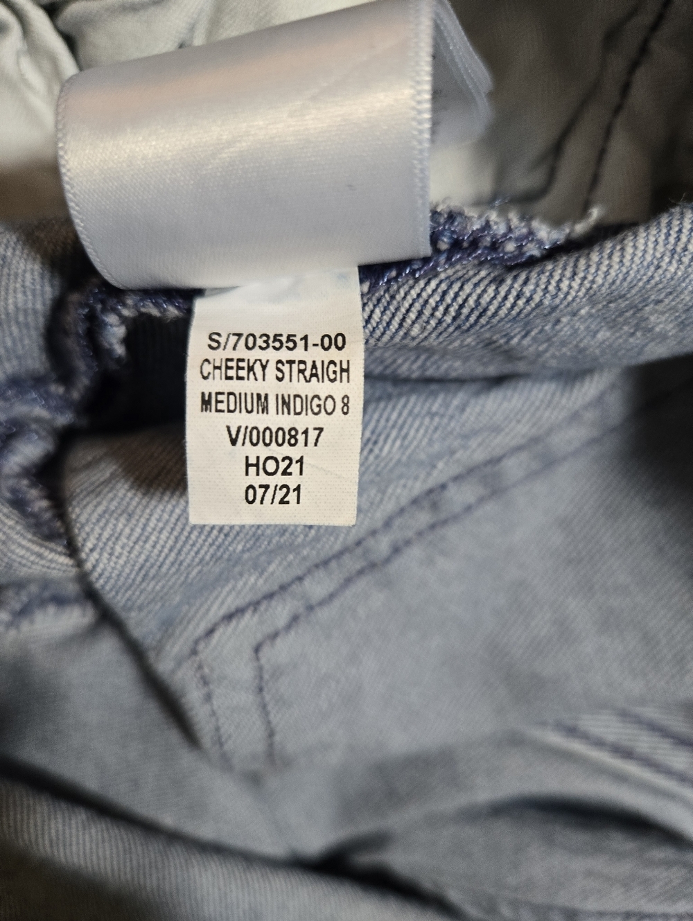 Gap Women's Cheeky Straight High Rise Jeans 14R - Picture 9 of 10